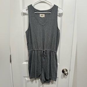 Madewell grey lounge romper